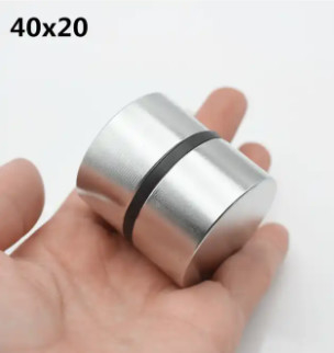 N52 40x20 mm Super Strong Round Rare Earth Ισχυρός δίσκος ηχείων Μαγνήτης NdFeB