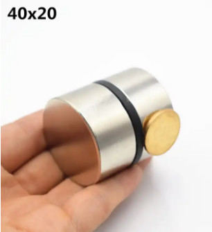 N52 40x20 mm Super Strong Round Rare Earth Ισχυρός δίσκος ηχείων Μαγνήτης NdFeB